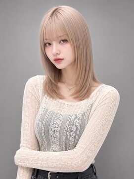 アースコアフュールボーテ 川越店(EARTH coiffure beaute) ホワイトブランド_韓国ヘア_顔周りレイヤー_ヨシンモリ
