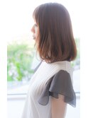 シャンドゥール栄by二股　前髪短めミディアムボブ
