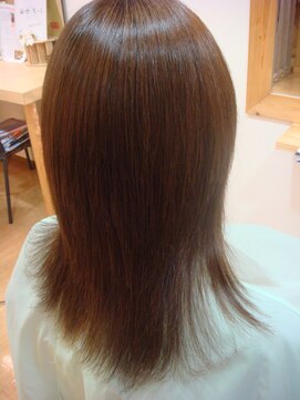 縮毛矯正専門店 アンジュ(ange) 前髪の自然さ工夫