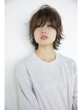 ネオリーブカフ 鶴ヶ峰店(Neolive caff) Neolive／外ハネスタイリングがおしゃれになるマッシュウルフ