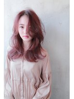 フィルドール(fild'or) 〈あざとバング〉無造作カールくびれセミディ×グロスカラー