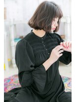 ヘアアンドビューティー ミック(Hair & Beauty miq) Aラインで清楚感ガーリー♪MIXカールフェミニンボブa