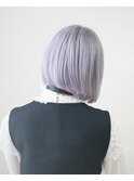 ホワイトラベンダーのミニボブ☆