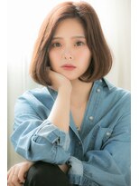 オモルフィ(Omorfi)&nbsp;大泉学園【omorfi】まるみボブ×ピンクベージュ