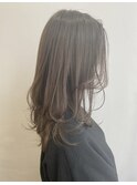 抜け感レイヤー×グレーベージュ