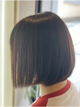 ミュウ(Private hair salon Miu) 前下がりボブ