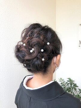 マロウ ヘア(Mallow hair) 結婚式華やか可愛いヘアアレンジ♪