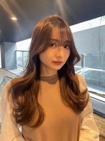 レビジュヘアー 桂店(LEVIJU HAIR)&nbsp;オルチャンレイヤーカット＆暖色系カラー