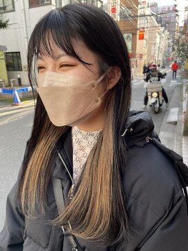 ネオリーブアイム 横浜西口店(Neolive aim) 横浜★インナーブリーチ一回オススメインナーカラー