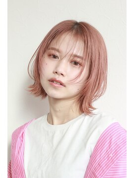 ブランシェ(branche) 外ハネ/ピンクベージュ