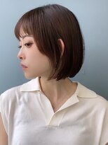 ビュー フクオカ(VIEW FUKUOKA)&nbsp;美髪にオトナかわいいホワイトグレージュネビージュショートボブ