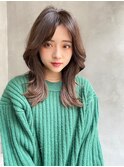 【ARTE】表参道/青山　韓国風くびれレイヤー/くすみベージュ