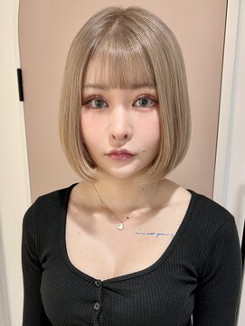 ティア(Tia.) (髪質改善トリートメント/縮毛矯正/ボブヘア/グレージュ)