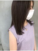 ナチュラルブラウン　ストレート