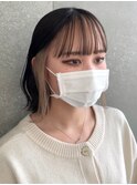 韓国風バングカラーフルバングボブ！