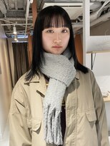 コフィー バイ メルト 吉祥寺(cofy by melt)&nbsp;【中澤彩乃】フルバング顔まわりウルフレイヤーダークグレージュ