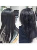 酸性ストレートの縮毛矯正でここまで激変