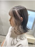 ホワイトインナーカラー