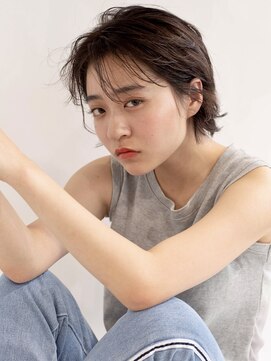 アンドレイ 表参道(andrey) [ANDREY]グレーベージュ/レイヤーロング/前髪パーマ黒髪カタログ