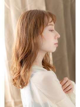 カバーヘア 上尾西口店(COVER HAIR) 外国人風カーキベージュ小顔エアリーミディZ上尾10代20代30代