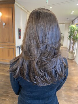 ザック ヴィ(ZACC vie) レイヤーたっぷり艶髪!ラテベージュ