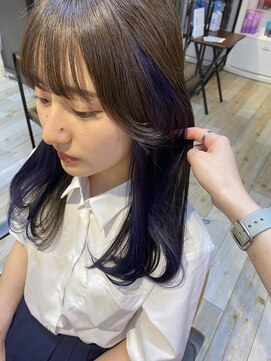 ハレル 戸塚(HAREru.) ☆イヤリングカラー ムラサキ