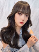 クム(kumu) 【kumu】ロングレイヤー/ぱっつん前髪/栄/名古屋.