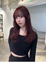 ゼスト パーク(ZEST PARK)&nbsp;レイヤーカットワインレッド吉祥寺 kanon