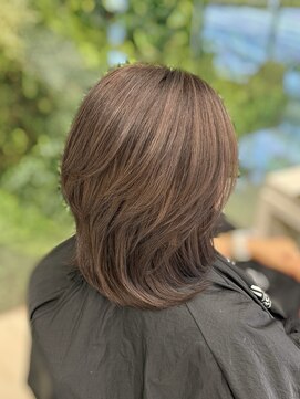 メイキンフィックス(makin Fix) 髪質改善トリートメント×レイヤーカットカラー