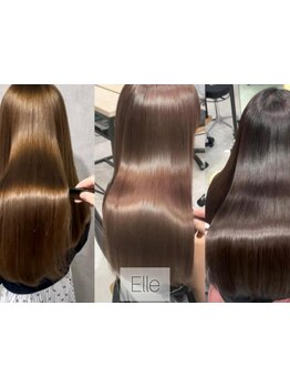 気になる顔周りや根元のクセ…そんなお悩みも[Elle]で解決！素髪のようなナチュラルな仕上がりが人気◎