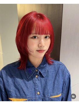 ローレンアオ(LOREN AO) 【LOREN AO】ブリーチカラー/レッドカラー/イメチェン