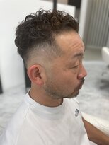 タナの美容室 2号店(TANA)&nbsp;似合わせサイドフェード風極道！？パーマ