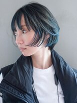 シオン(shion)&nbsp;ホワイトブロンド似合わせカットウェーブミディアム_ba485852