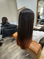 ルチナ 秦野(Lucina)&nbsp;裾カラー／オレンジ