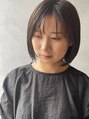 レニー(Reny)&nbsp;シースルー2way前髪×ボブ◎乾かしただけでまとまるスタイル。