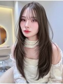 アプリコットオレンジくびれヘアハイライトカラー名古屋ショート