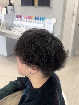 ルクス(Luxs) 【マッシュ×波巻きパーマ】