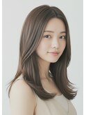 ☆韓国風レイヤー/ストレート/髪質改善/オリーブベージュ☆