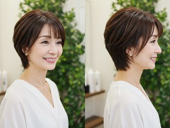 アイスタイル 藤三陽光台店(I STYLE)の写真/＜大人女性のショートスタイル＞清潔感のある大人のショートで、毎朝のスタイリングが驚くほど楽に♪