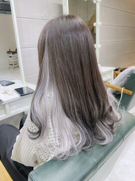 デイズ(days) ホワイトインナーカラー/デザインカラーロング