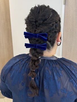 ロング編み下ろし