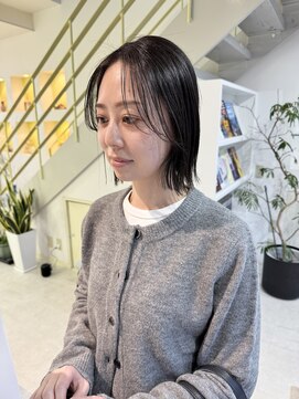 ロン(RON) 【ボブ×オリーブグレージュ】