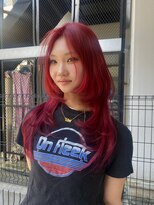 リズ(Lizz) レイヤーカット暖色カラー