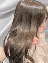 エヌアイ オモテサンドウ(ni omotesando)&nbsp;大人かわいい◇明るめ透明感ミルクティーベージュ顔周りレイヤー