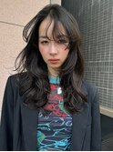ランダムなミックスヘア