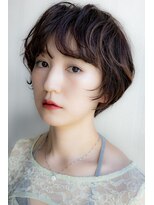 ソレイユ イワタ(SOLEIL IWATA)&nbsp;くせ毛風ニュアンスパーマ×洗練フレンチマッシュショート