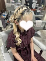 アイビー 新宿(IVY) サイドお団子ポニーテール