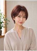 首元すっきりのくびれショート