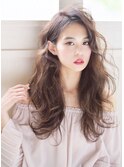 (モカ☆川崎)☆フェザーロング×センターパート☆