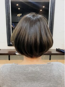エトネ ヘアーサロン 仙台駅前(eTONe hair salon) 【eTONe】30代40代大人のふんわりひし形ボブ